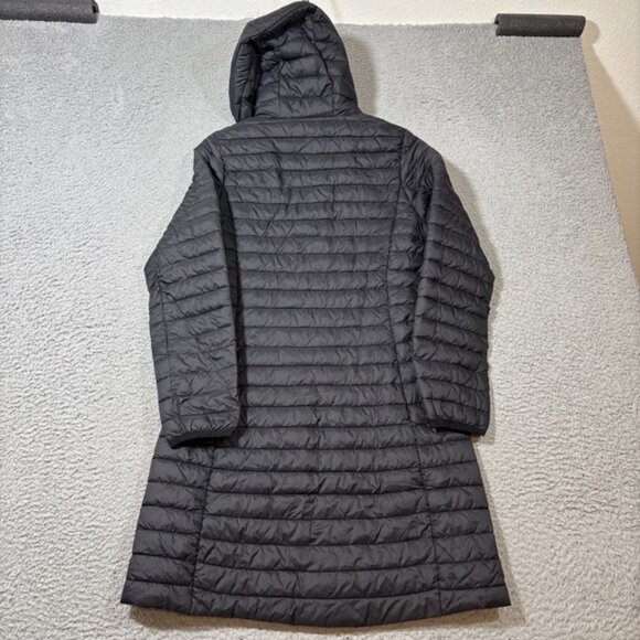 NWT Joules Jacket Womens US 2 Black Snug Long Puffer Showerproof Hooded Coat - Picture 6 of 9